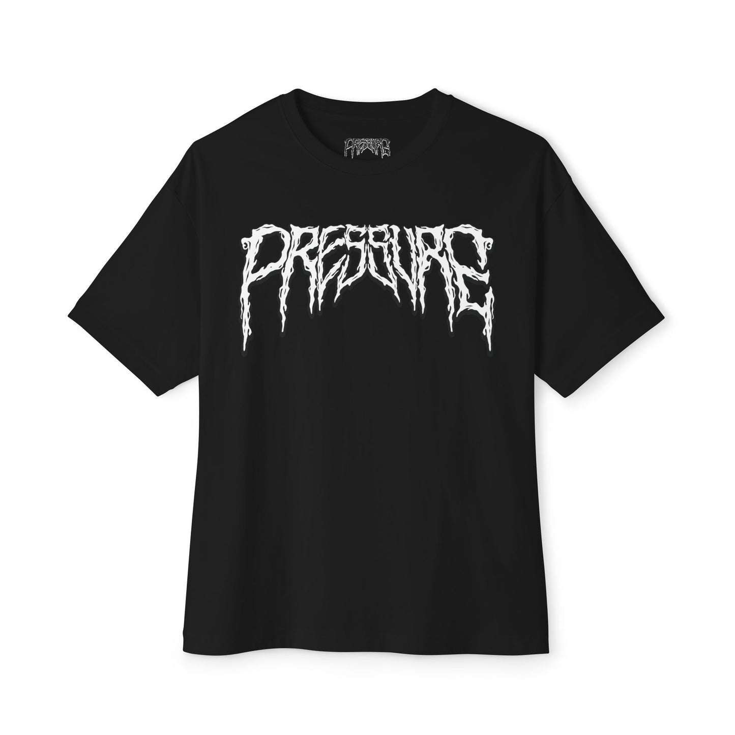 PRESSURE Tee White Logo