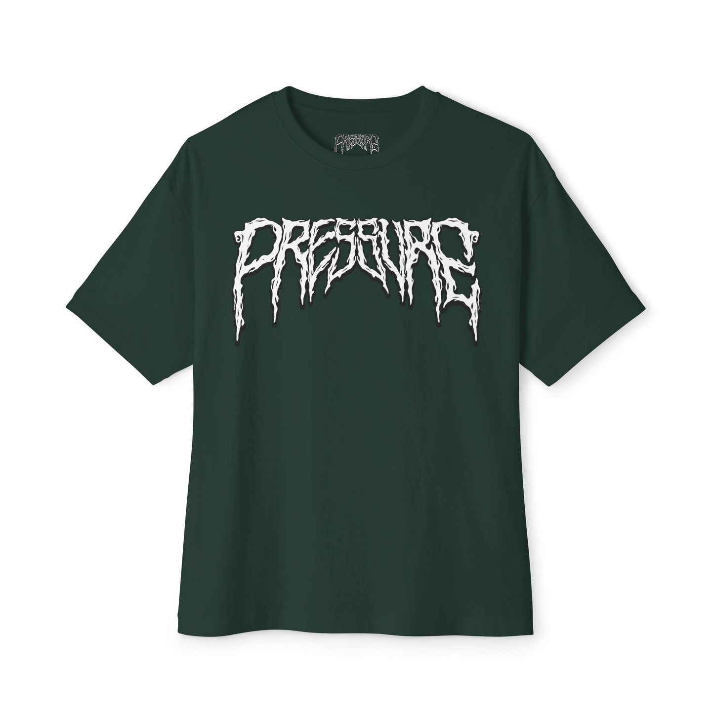 PRESSURE Tee White Logo