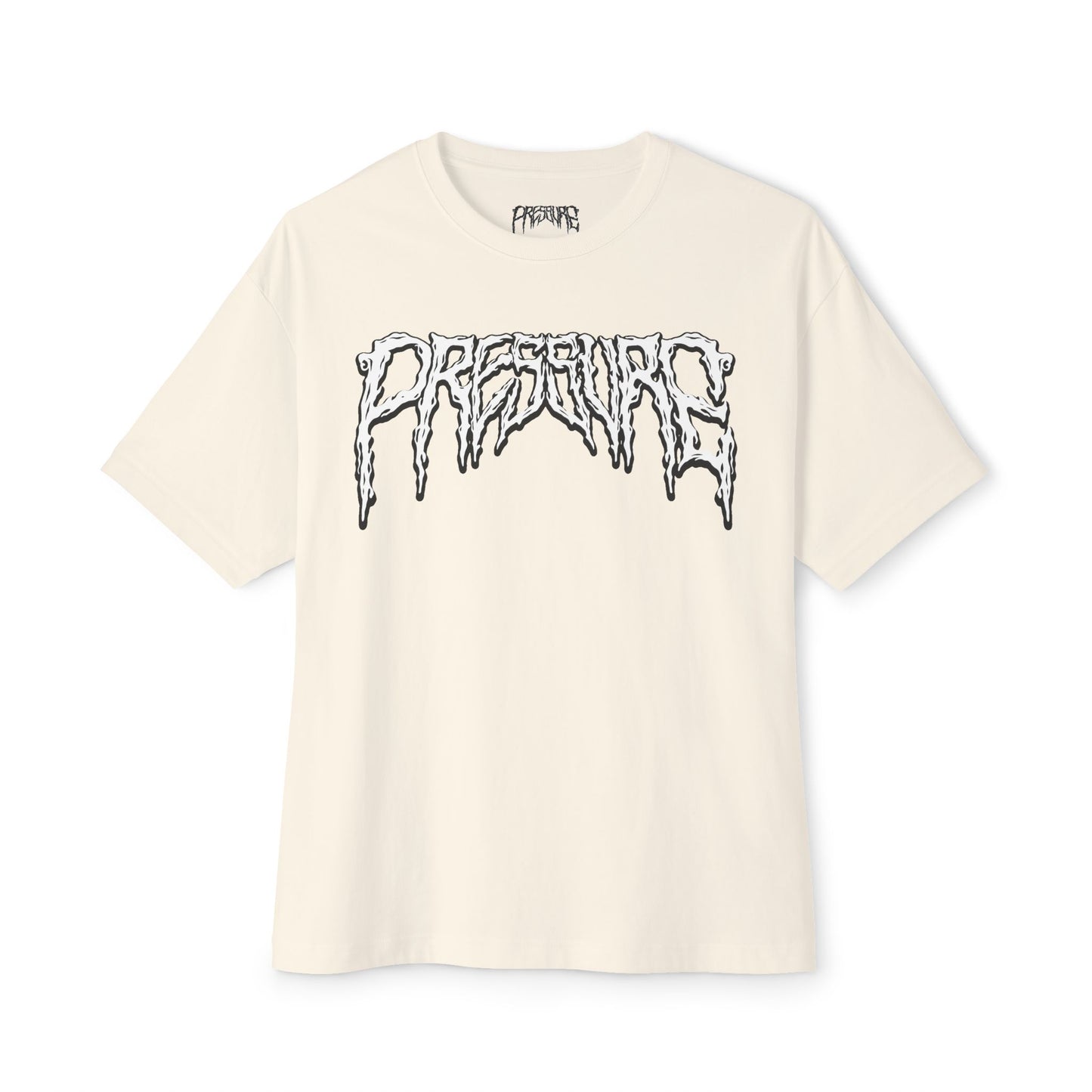 PRESSURE Tee White Logo
