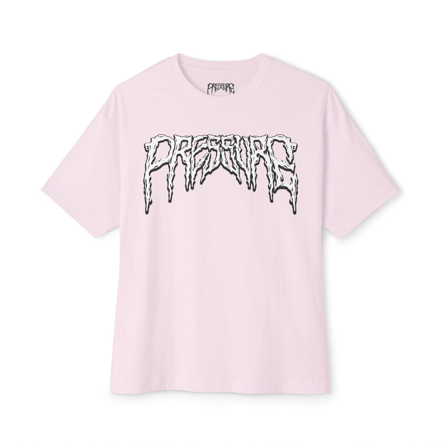 PRESSURE Tee White Logo