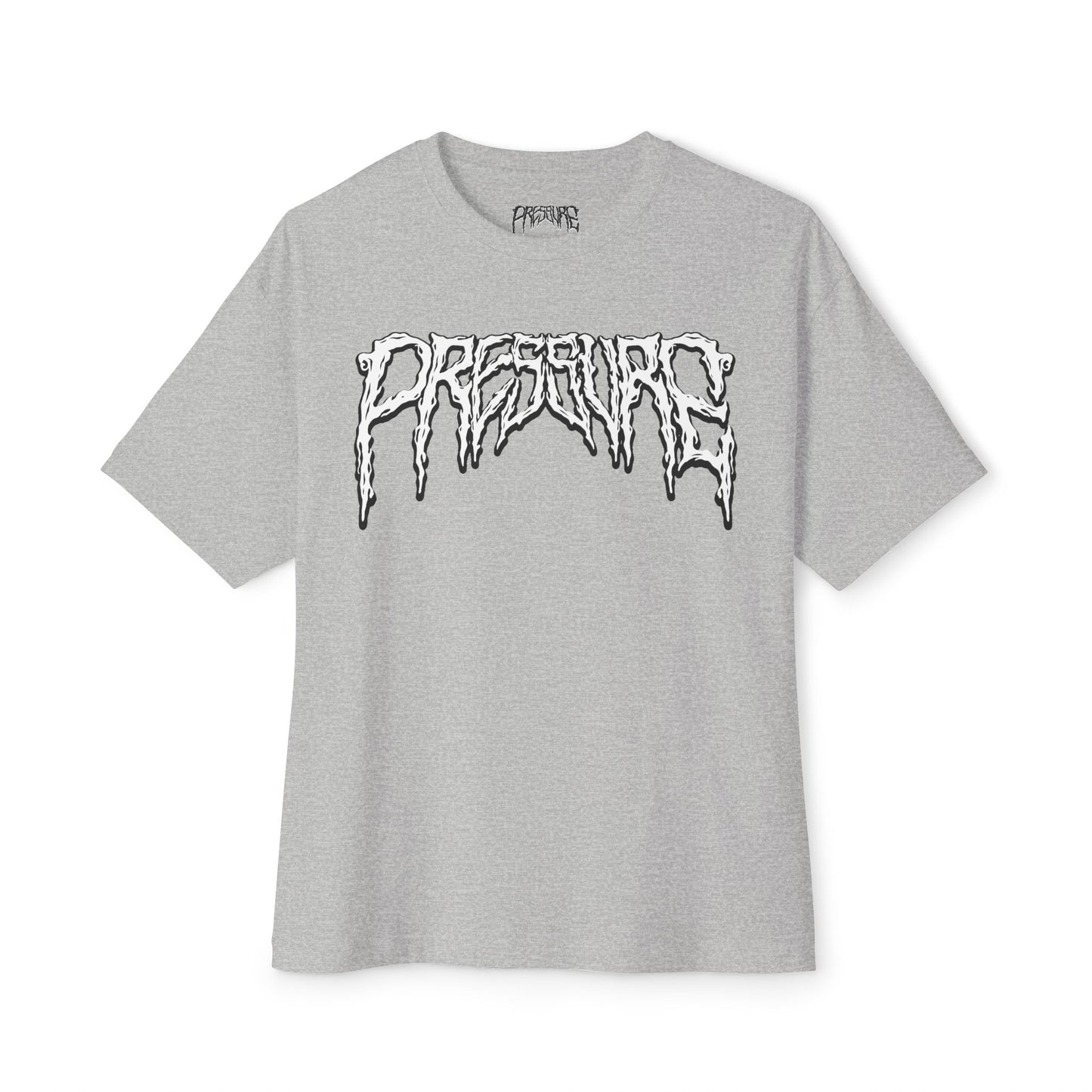 PRESSURE Tee White Logo